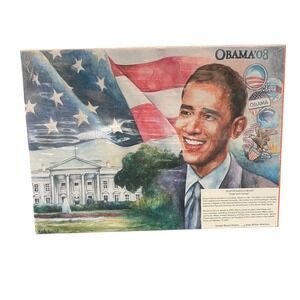 Barack Obama 2008 Hope and Change 504 Piece Jigsaw Puzzle Historical Series New